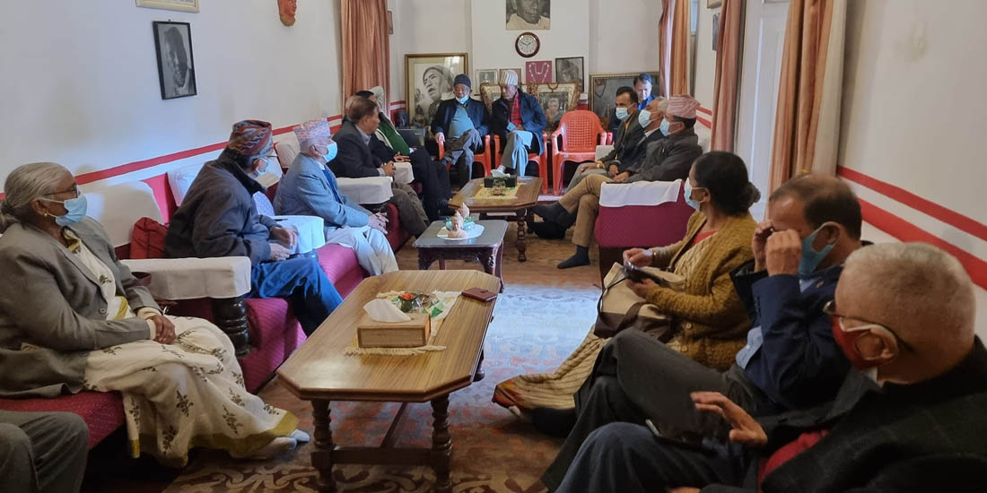 सभापतिको साझा उम्मेदवार तय गर्न पौडेल पक्षको निर्णायक बैठक सुरु