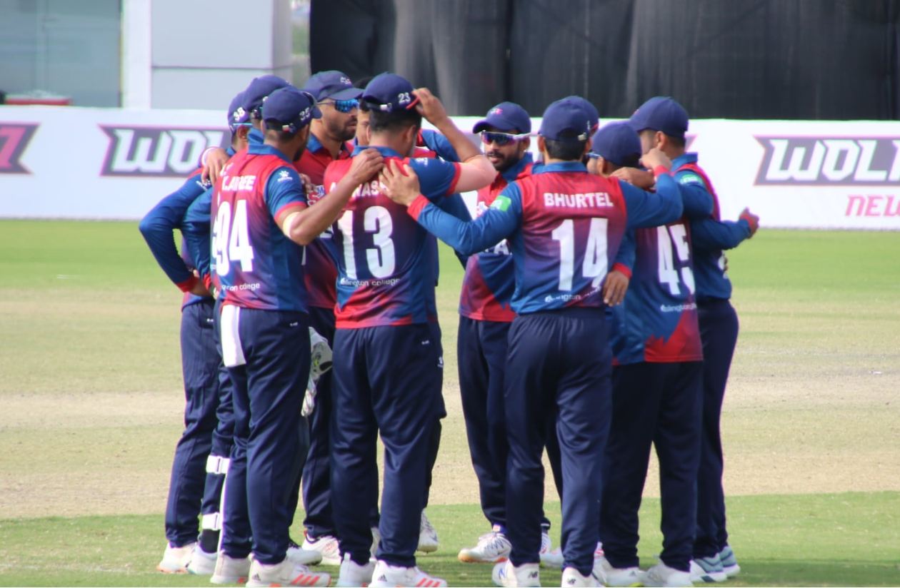 विश्वकप छनोटमा नेपालको विजयी सुरूवात, ओमान ३९ रनले पराजित