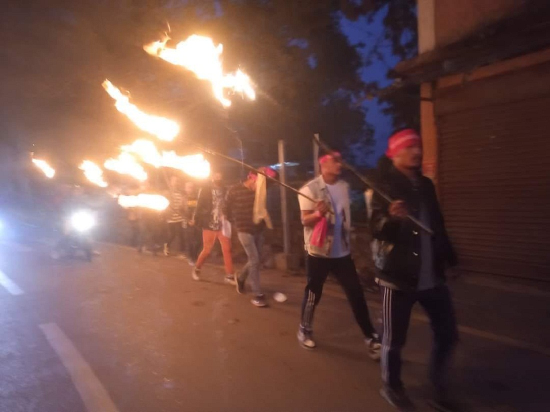 पेट्रोलियम पदार्थको मूल्यवृद्धिविरुद्ध राँके जुलुस