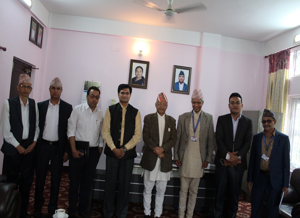 प्रदेश प्रमुख शर्मा र बेपत्ता पारिएका व्यक्तिको छानबिन आयोगका अध्यक्ष सुवेदीबीच भेटघाट तथा छलफल