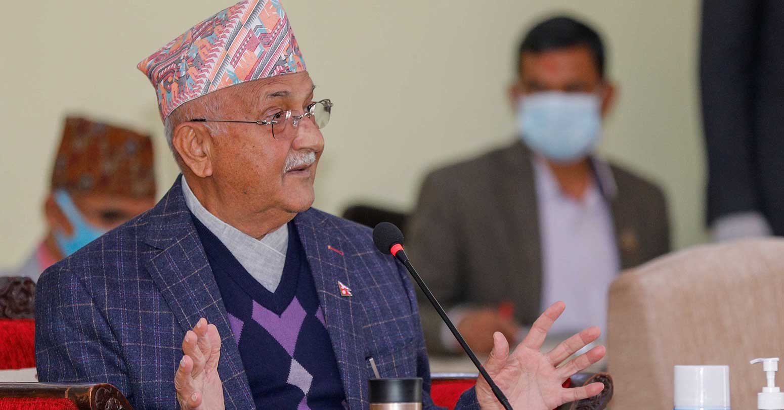 देउवालाई ओलीकाे कटाक्ष-ज्येष्ठ नागरिक हो तपाईं सूर्यमा भोट हाल्नुस्