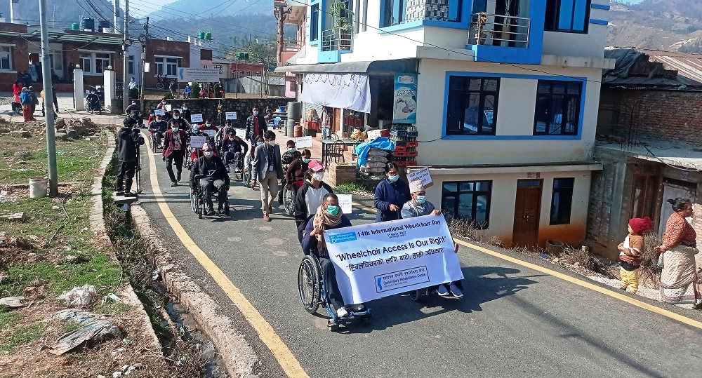 साँगामा ‘ह्विलचेयर र्‍याली’