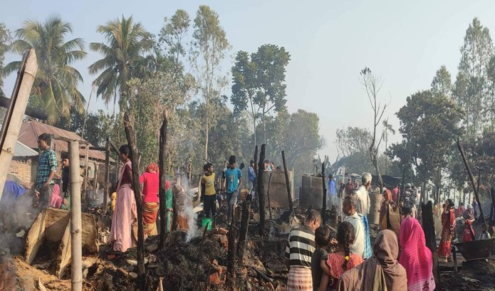 आगलागी हुँदा बालकको मृत्यु