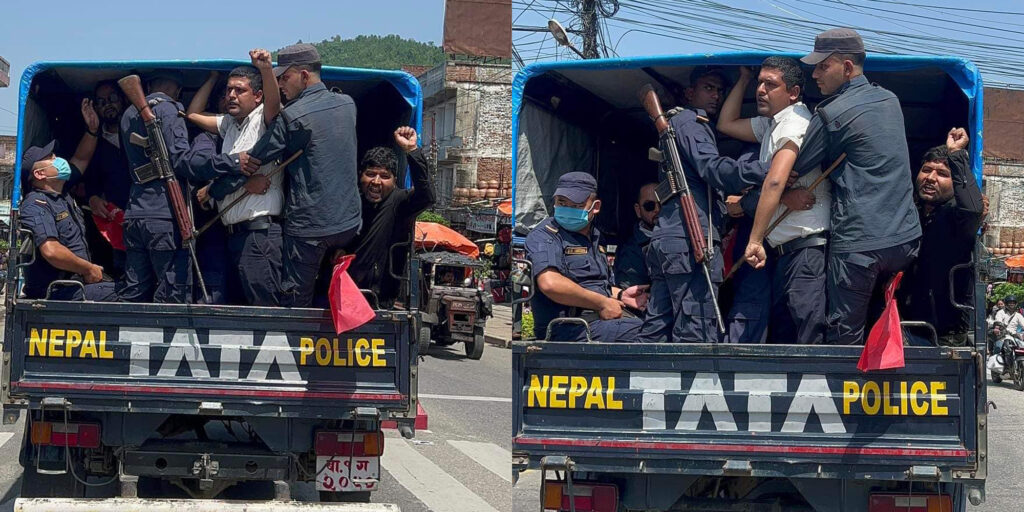 मूल्यवृद्धि विरुद्ध आन्दोलन गर्दा हेटौंडामा अनेरास्ववियुका स्थायी कमिटी सदस्य पौडेल सहित ४ जना पक्राउ