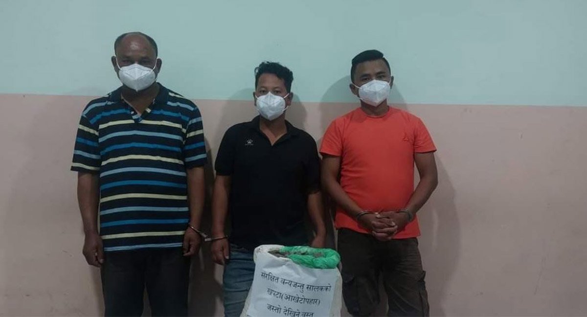सालकको खपटासहित ३ जना पक्राउ