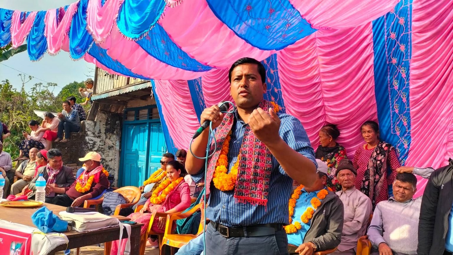 मकवानपुरको नामटारमा महेश बतौलालाई भव्य स्वागत, पहिलो पटक गाउँकै उम्मेदवार पाउँदा स्थानीयमा खुसी