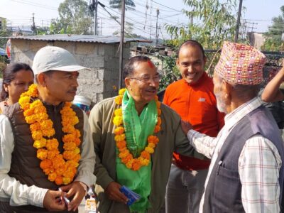 हेटौंडामा एमाले उम्मेदवारको घरदैलो, जनतामाझ के के गरे बाचा ?