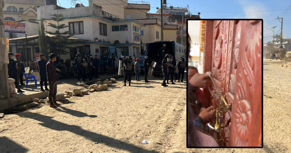 कागेश्वरी मनोहरा नगरपालिकामा तालाबन्दी