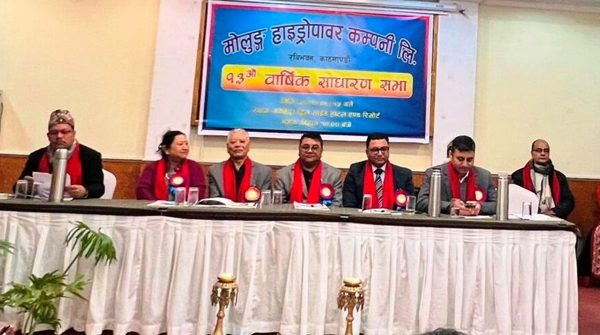 मोलुङ हाईड्रोपावर कम्पनी लिमिटेडले मंगलबारदेखि साधारण शेयर निष्काशन गर्ने जनाएको छ । आयोजना क्षेत्रका नागरिकका लागि कम्पनीले साधारण शेयर निष्काशन गर्न लागेको बताएको हो । काठमाडौंमा आयोजित कार्यक्रममा प्रभावित क्षेत्रका स्थानीयले शेयर भर्न सक्नेगरी साधारण शेयर खुल्न लागेको कम्पनीले जनाएको छ । १३ औंं साधारण सभाको अवसरमा आयोजित कार्यक्रममा कम्पनीले सो जानकारी गराएको हो । कम्पनी सञ्चालक समितिका अध्यक्ष श्रीराम महर्जनका अनुसार प्रभावित क्षेत्रका नागरिकका लागि १० प्रतिशत शेयर निष्काशन गर्न गालिएको छ । कुल जारी हुने ८० करोड २५ लाख रुपियाँको १० प्रतिशत हुन आउने आठ करोड दुई लाख ५० हजार बराबरको शेयर निस्काशन हुन लागेको छ । आठ लाख दुई हजार ५०० कित्ता साधारण शेयर प्रभावित क्षेत्रका लागि निष्काशन गरिने अध्यक्ष महर्जनले बताए । सो लगत्तै आयोजनामा कार्यरत कर्मचारी, श्रम स्वीकृति पाएका विदेशमा रोजगार गरिरहेका नेपाली नागरिक र सर्वसाधारणका लागि पनि ३४ प्रतिशत साधारण शेयर निस्काशन गर्ने कम्पनीको भनाइ छ । त्यसका लागि २७ लाख २८ हजार ५०० कित्ता शेयर निष्काशन गर्ने तयारी भइरहेको कम्पनीले जनाएको छ । १० प्रतिशत शेयर ओखलढुङ्गाका तीन वटा स्थानीय तहका नागरिकले आवेदन दिन पाउने कम्पनीको शेयर निष्काशन तथा बिक्री प्रबन्धक सनराइज क्यापिटल लिमिटेडका सीओओ विजेन्द्र प्रधानले जानकारी दिए ।