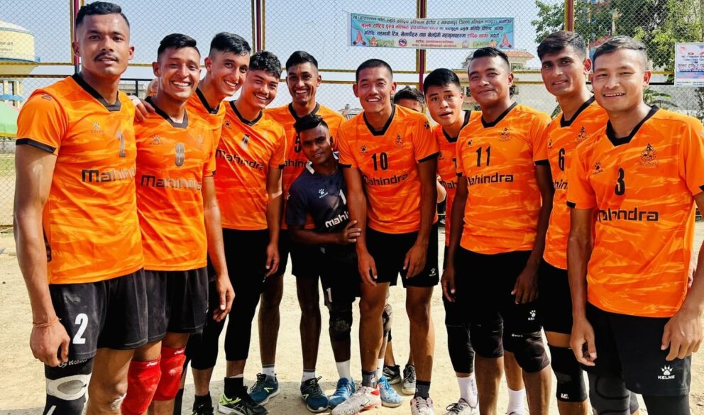 हेटौंडामा सम्पन्न राष्ट्रिय भलिबलको उपाधि एपीएफलाई