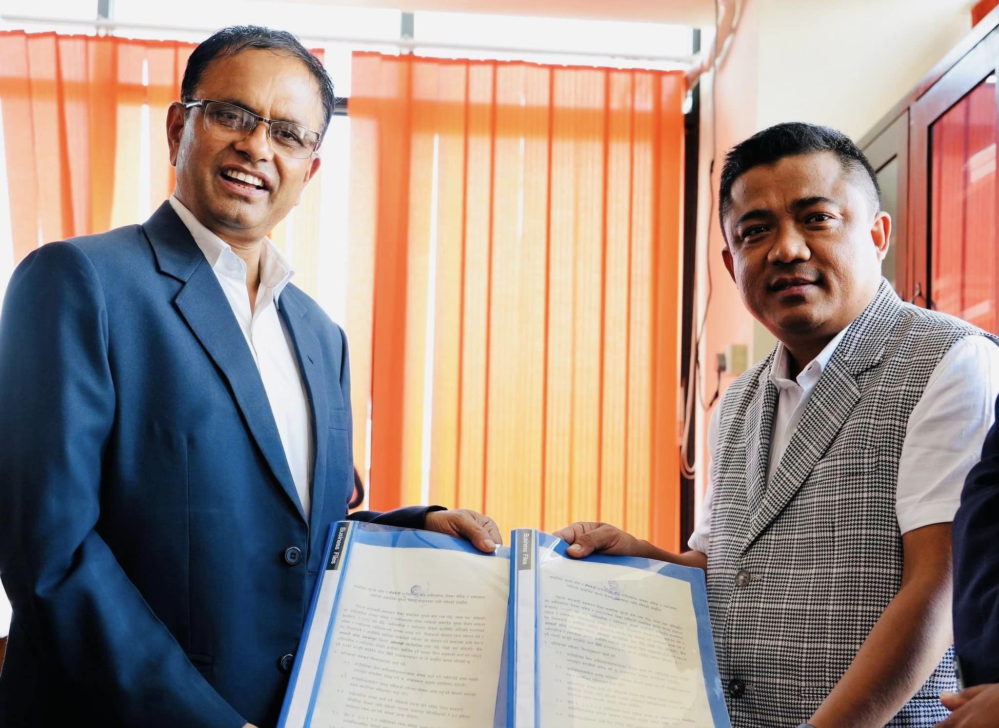 बागमती प्रदेशमै पहिलो पटक भीमफेदी गाउँपालिकाद्वारा श्रमिकलाई सामाजिक सुरक्षा कोषमा आवद्ध