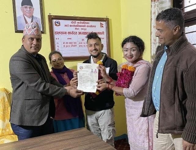 पालमै पहिलो समलिंगी विवाह दर्ता