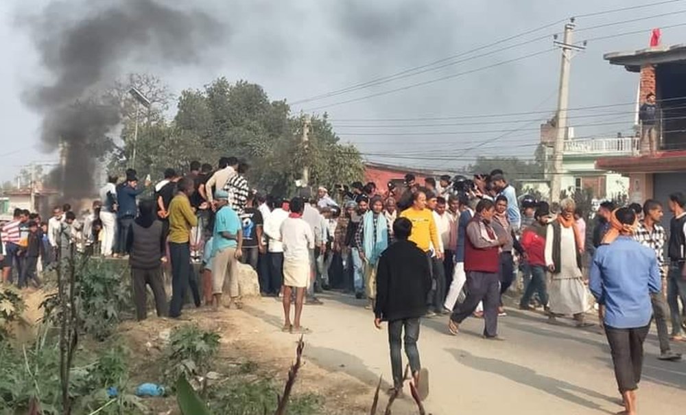 सर्लाहीको बरहथवामा फेरि कर्फ्यु