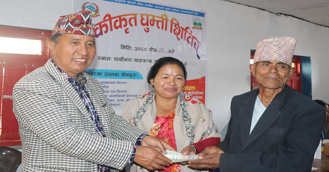 वडावडामा घुम्ती शिविर सञ्चालन