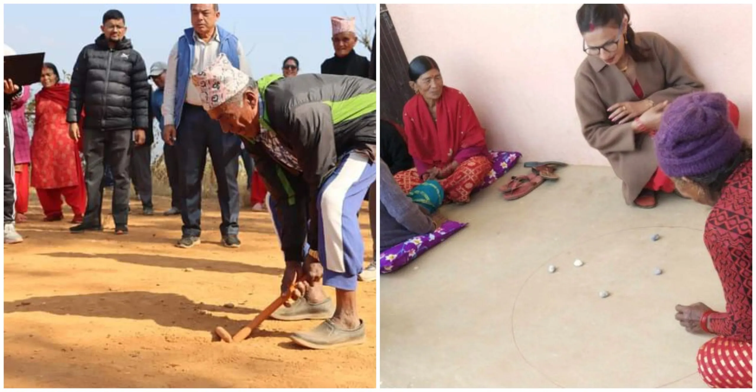 जेष्ठ नागरिकको डन्डीबियो, गट्टा र बाघचाल प्रतियोगिता