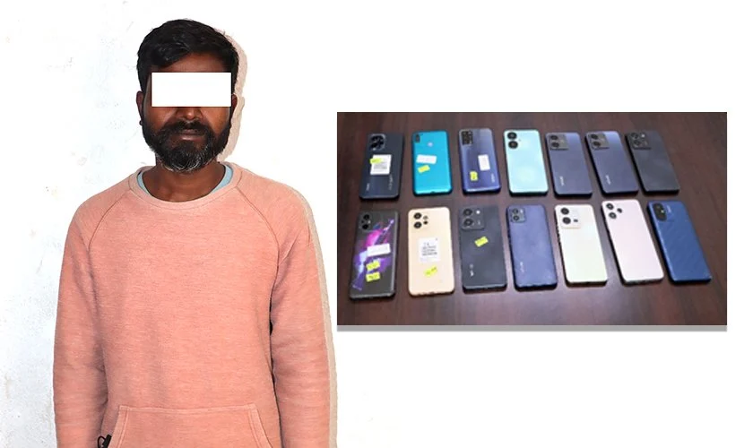 छाना फोडेर मोबाइल पसलमा चोरी