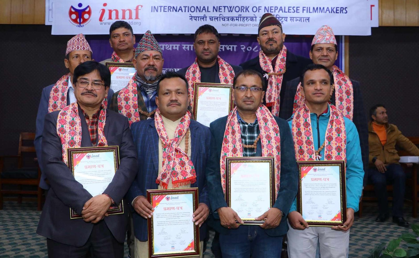 नेपाली चलचित्र उद्योगका पाँच व्यक्तित्वलाई सम्मान