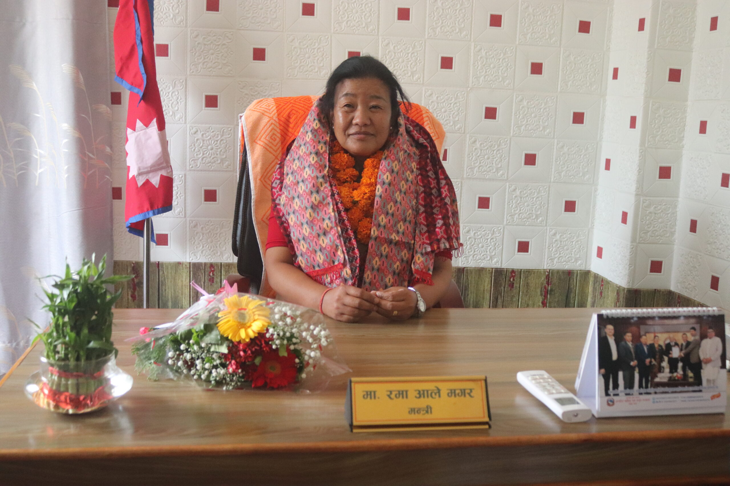 ४३ दिनपछि विभागीय जिम्मेवारी पाएकी मन्त्री आलेमगर ५ दिनपछि पदस्थापन