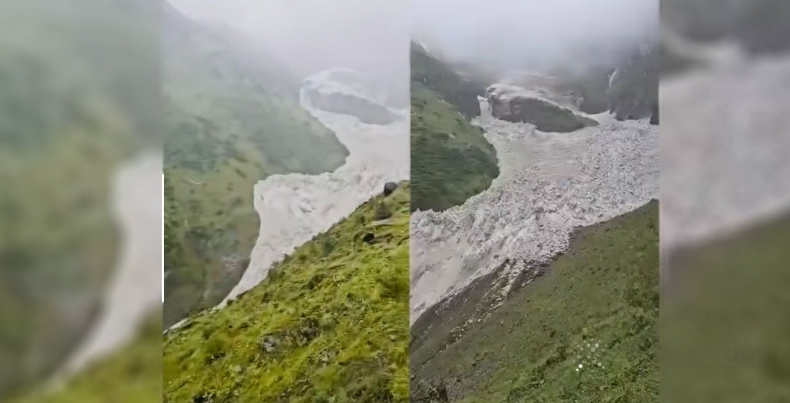 मुस्ताङको थासाङमा हिमपहिरो