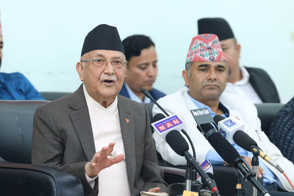 राष्ट्रिय एकता भाँड्ने प्रयास चिर्न खेलाडीलाई प्रधानमन्त्री ओलीको आग्रह