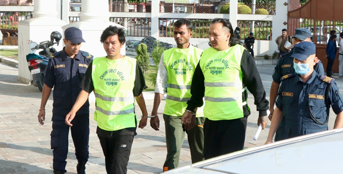 हतियारसहित देखिएका टीओबी समूहका ३ युवालाई थप ६ दिन हिरासतमा राख्न अनुमति