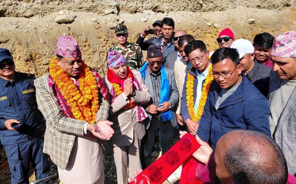 मुख्यमन्त्री बानियाँद्वारा बकैया–५ र ६ जोड्ने पक्की पुल शिलान्यास