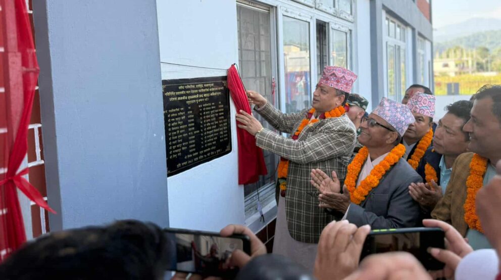 बकैया गाउँपालिकाको प्रशासनिक भवन उद्घाटन