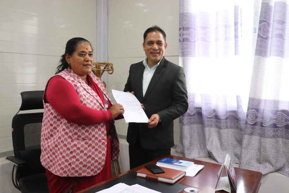 टिकट टुंगो नलाग्दै प्रदेश सभा सदस्य काफ्लेले दिए राजीनामा