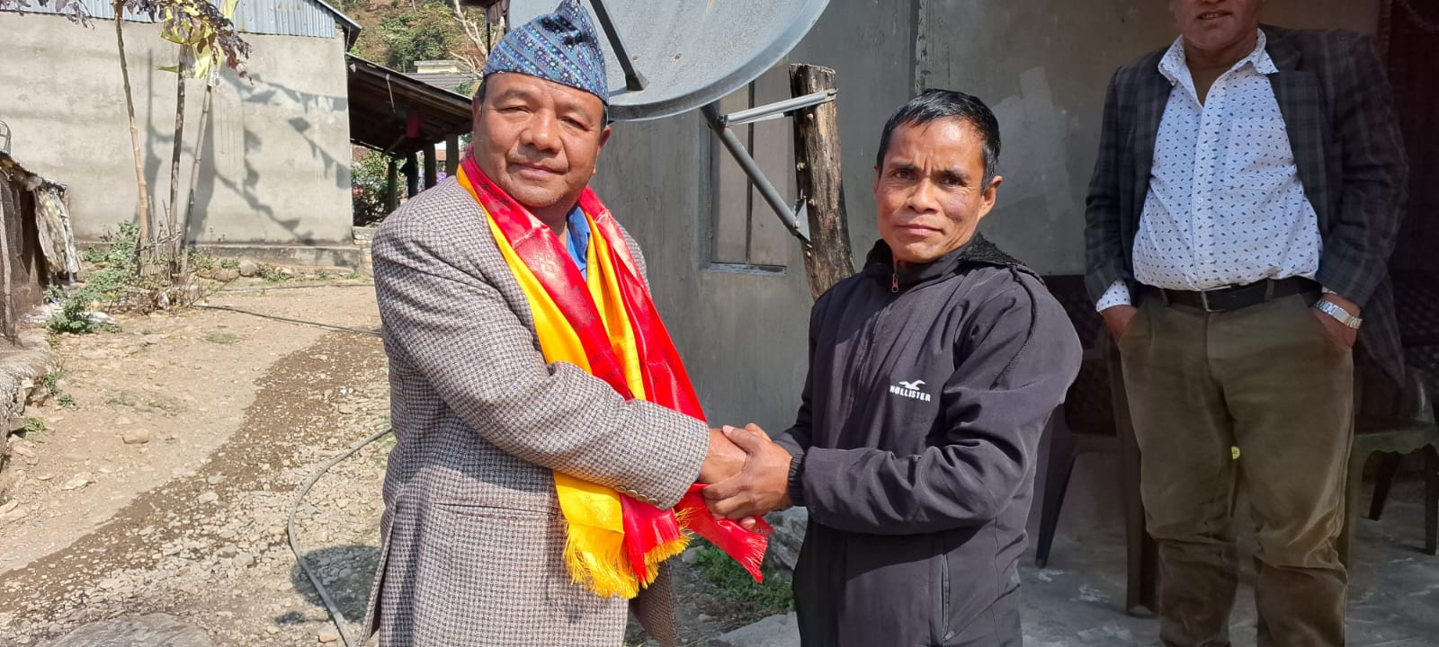 राप्रपाका थोकरलाई सुकौरामा स्थानीयले गरे न्यानो स्वागत