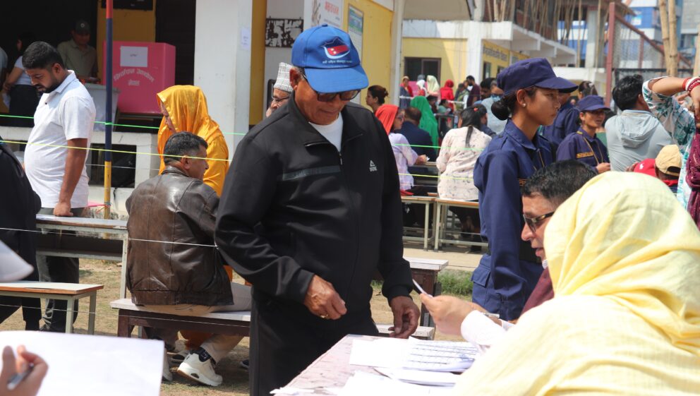 इन्द्रसरोवर गाउँपालिकामा ५५ प्रतिशतले गरे मतदान