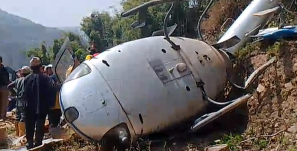 शव गाडीमा पठाएर हेलिकप्टरमा गएका थिए बेलायतबाट आएका आफन्त