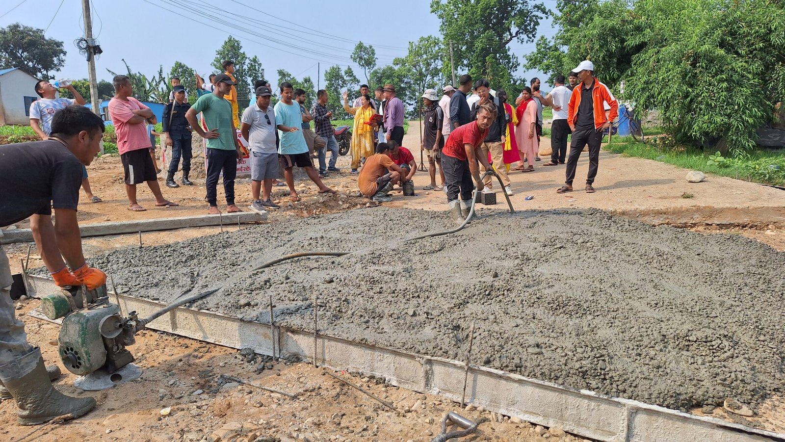 पाँच वर्षमा बन्यो २५० किलोमिटर कङ्क्रिट सडक