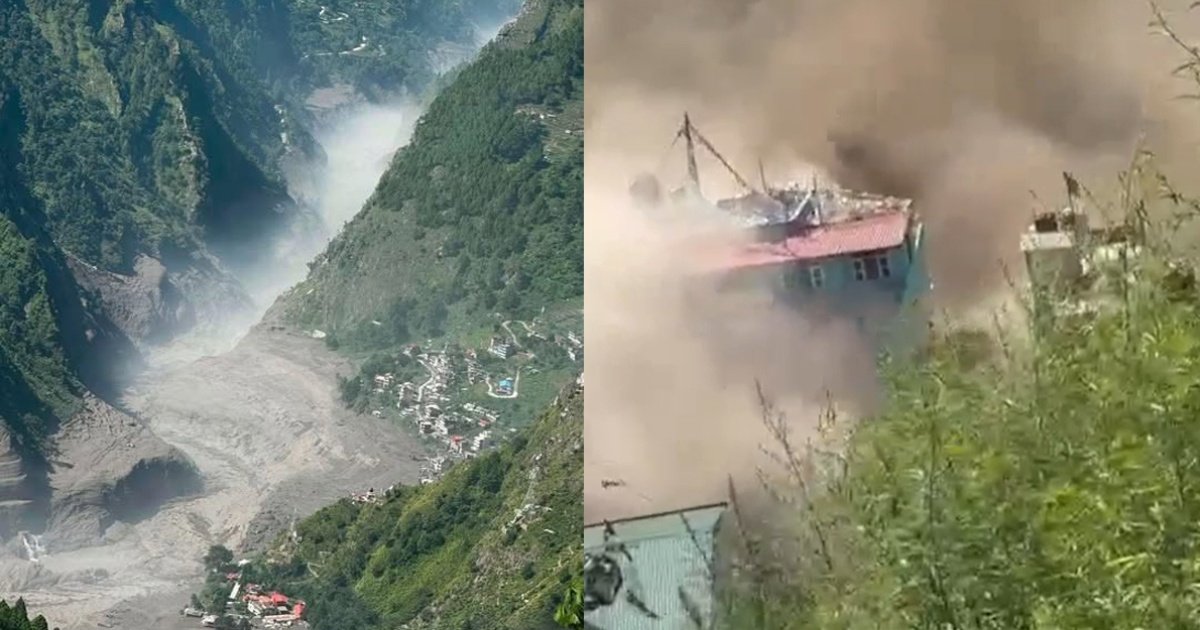 भोटेकोशी नदीमा आएकाे बाढी गल्छी पुग्याे