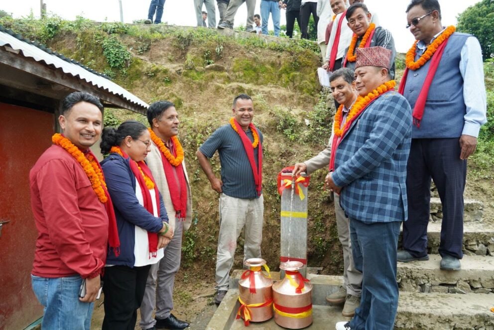 थाहा–७ का ४१३ परिवारका लागि ‘एक घर, एकधारा’, चिसापानी–मझुवा खानेपानी योजना सम्पन्न
