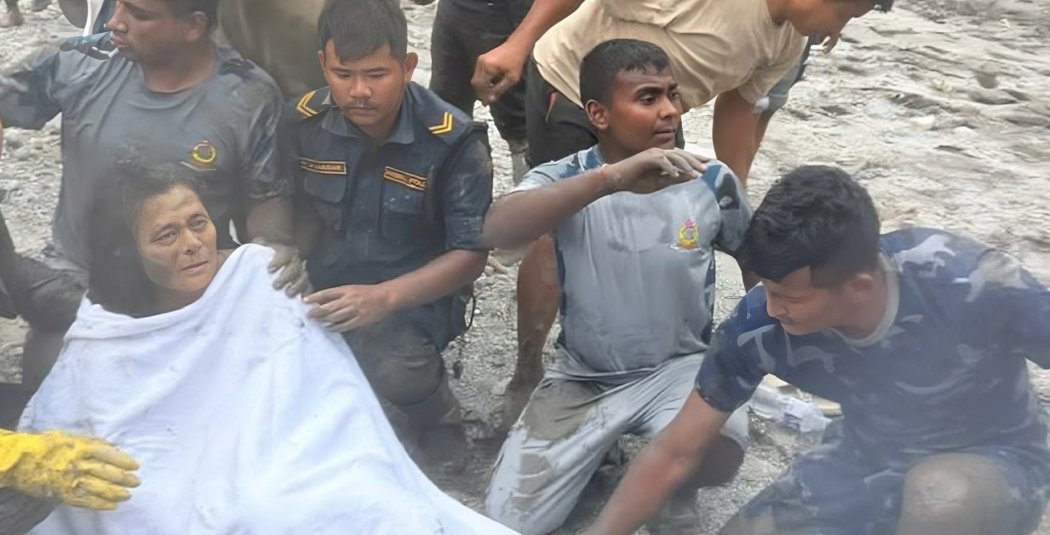 एघारौं दिनमा वेत्रावतीबाट ६४ वर्षीया वृद्धाको उद्धार