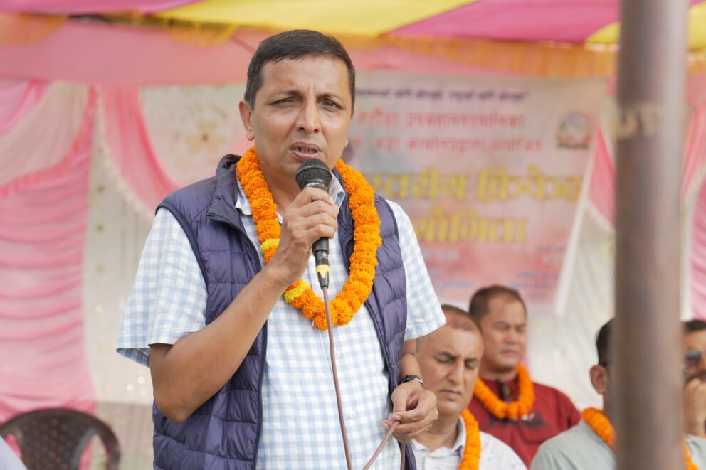 खेलकुद विकासमा वडा अध्यक्ष सिग्देलको जोड